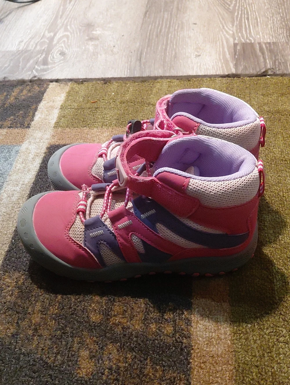 Kids Pink & Purple High-Top Activity Shoes
